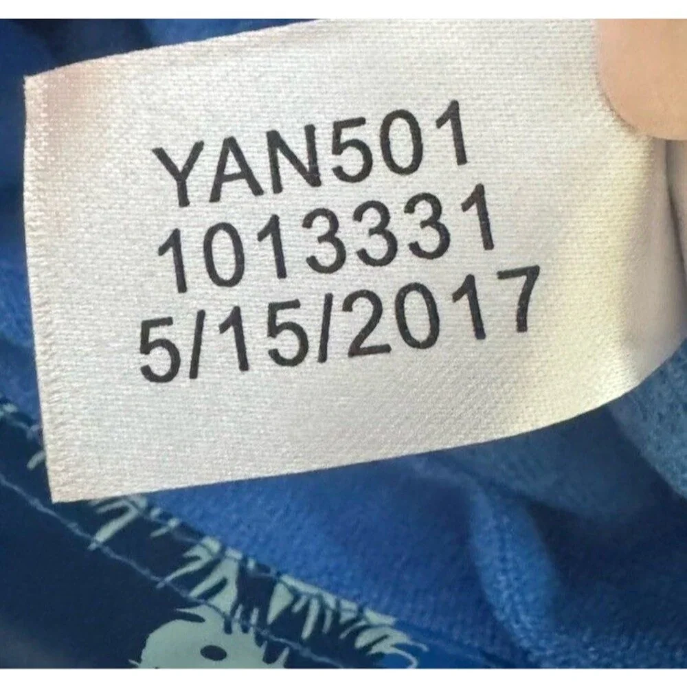 Hatley Raincoat Woolly MammothsBlue Hooded Fleece Lining Full Zip Pockets Size 2